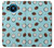 W3860 Coconut Dot Pattern Hülle Schutzhülle Taschen und Leder Flip für Nokia 8.3 5G