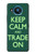 W3862 Keep Calm and Trade On Hülle Schutzhülle Taschen und Leder Flip für Nokia 8.3 5G