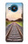 W3866 Railway Straight Train Track Hülle Schutzhülle Taschen und Leder Flip für Nokia 8.3 5G