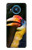 W3876 Colorful Hornbill Hülle Schutzhülle Taschen und Leder Flip für Nokia 8.3 5G