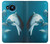 W3878 Dolphin Hülle Schutzhülle Taschen und Leder Flip für Nokia 8.3 5G