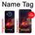 W3897 Red Nebula Space Hülle Schutzhülle Taschen und Leder Flip für Nokia 8.3 5G