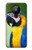 W3888 Macaw Face Bird Hülle Schutzhülle Taschen und Leder Flip für Nokia 5.3