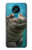 W3871 Cute Baby Hippo Hippopotamus Hülle Schutzhülle Taschen und Leder Flip für Nokia 3.4