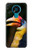 W3876 Colorful Hornbill Hülle Schutzhülle Taschen und Leder Flip für Nokia 3.4