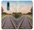 W3866 Railway Straight Train Track Hülle Schutzhülle Taschen und Leder Flip für Nokia 2.4