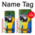 W3888 Macaw Face Bird Hülle Schutzhülle Taschen und Leder Flip für Nokia 2.4