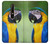 W3888 Macaw Face Bird Hülle Schutzhülle Taschen und Leder Flip für Nokia 6.1, Nokia 6 2018