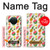 W3883 Fruit Pattern Hülle Schutzhülle Taschen und Leder Flip für Nokia X10