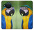 W3888 Macaw Face Bird Hülle Schutzhülle Taschen und Leder Flip für Nokia X10