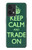 W3862 Keep Calm and Trade On Hülle Schutzhülle Taschen und Leder Flip für OnePlus Nord CE 2 Lite 5G