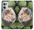 W3863 Pygmy Hedgehog Dwarf Hedgehog Paint Hülle Schutzhülle Taschen und Leder Flip für OnePlus Nord CE 2 5G