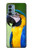 W3888 Macaw Face Bird Hülle Schutzhülle Taschen und Leder Flip für OnePlus Nord N200 5G