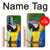 W3888 Macaw Face Bird Hülle Schutzhülle Taschen und Leder Flip für OnePlus Nord N200 5G