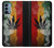 W3890 Reggae Rasta Flag Smoke Hülle Schutzhülle Taschen und Leder Flip für OnePlus Nord N200 5G