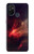 W3897 Red Nebula Space Hülle Schutzhülle Taschen und Leder Flip für OnePlus Nord N100