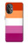 W3887 Lesbian Pride Flag Hülle Schutzhülle Taschen und Leder Flip für OnePlus Nord N20 5G