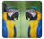 W3888 Macaw Face Bird Hülle Schutzhülle Taschen und Leder Flip für OnePlus Nord N20 5G