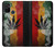 W3890 Reggae Rasta Flag Smoke Hülle Schutzhülle Taschen und Leder Flip für OnePlus Nord N10 5G