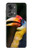 W3876 Colorful Hornbill Hülle Schutzhülle Taschen und Leder Flip für OnePlus Nord 2T
