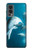 W3878 Dolphin Hülle Schutzhülle Taschen und Leder Flip für OnePlus Nord 2 5G