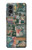 W3909 Vintage Poster Hülle Schutzhülle Taschen und Leder Flip für OnePlus Nord 2 5G