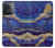 W3906 Navy Blue Purple Marble Hülle Schutzhülle Taschen und Leder Flip für OnePlus 10R