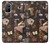 W3877 Dark Academia Hülle Schutzhülle Taschen und Leder Flip für OnePlus 8T