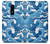 W3901 Aesthetic Storm Ocean Waves Hülle Schutzhülle Taschen und Leder Flip für OnePlus 6