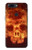 W3881 Fire Skull Hülle Schutzhülle Taschen und Leder Flip für OnePlus 5T