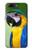 W3888 Macaw Face Bird Hülle Schutzhülle Taschen und Leder Flip für OnePlus 5T