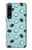 W3860 Coconut Dot Pattern Hülle Schutzhülle Taschen und Leder Flip für Sony Xperia 1 IV