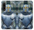 W3864 Medieval Templar Heavy Armor Knight Hülle Schutzhülle Taschen und Leder Flip für Sony Xperia 1 IV