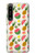 W3883 Fruit Pattern Hülle Schutzhülle Taschen und Leder Flip für Sony Xperia 1 IV