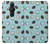 W3860 Coconut Dot Pattern Hülle Schutzhülle Taschen und Leder Flip für Sony Xperia Pro-I