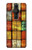 W3861 Colorful Container Block Hülle Schutzhülle Taschen und Leder Flip für Sony Xperia Pro-I