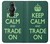 W3862 Keep Calm and Trade On Hülle Schutzhülle Taschen und Leder Flip für Sony Xperia Pro-I