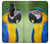 W3888 Macaw Face Bird Hülle Schutzhülle Taschen und Leder Flip für Sony Xperia Pro-I