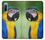 W3888 Macaw Face Bird Hülle Schutzhülle Taschen und Leder Flip für Sony Xperia 10 III Lite