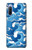 W3901 Aesthetic Storm Ocean Waves Hülle Schutzhülle Taschen und Leder Flip für Sony Xperia 10 III Lite