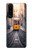 W3867 Trams in Lisbon Hülle Schutzhülle Taschen und Leder Flip für Sony Xperia 5 III