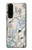 W3882 Flying Enroute Chart Hülle Schutzhülle Taschen und Leder Flip für Sony Xperia 5 III