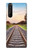 W3866 Railway Straight Train Track Hülle Schutzhülle Taschen und Leder Flip für Sony Xperia 1 III