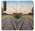 W3866 Railway Straight Train Track Hülle Schutzhülle Taschen und Leder Flip für Sony Xperia 1 III