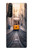 W3867 Trams in Lisbon Hülle Schutzhülle Taschen und Leder Flip für Sony Xperia 1 III