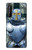 W3864 Medieval Templar Heavy Armor Knight Hülle Schutzhülle Taschen und Leder Flip für Sony Xperia 1 II
