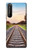 W3866 Railway Straight Train Track Hülle Schutzhülle Taschen und Leder Flip für Sony Xperia 1 II