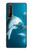 W3878 Dolphin Hülle Schutzhülle Taschen und Leder Flip für Sony Xperia 1 II