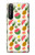 W3883 Fruit Pattern Hülle Schutzhülle Taschen und Leder Flip für Sony Xperia 1 II