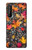 W3889 Maple Leaf Hülle Schutzhülle Taschen und Leder Flip für Sony Xperia 1 II